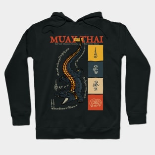 Muay Thai Tattoo Crocodile Hoodie